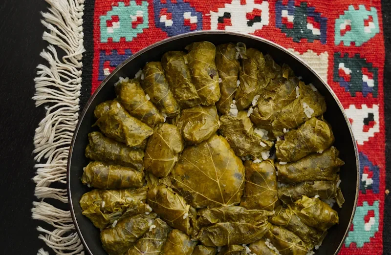 Photo of a tray of yaprak